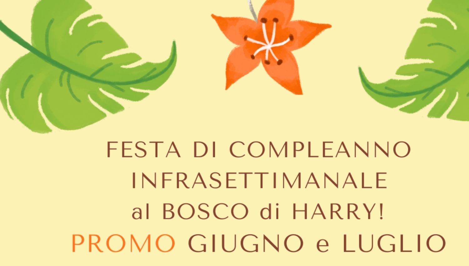 PROMO: festa pomeridiana infrasettimanale tra bambini