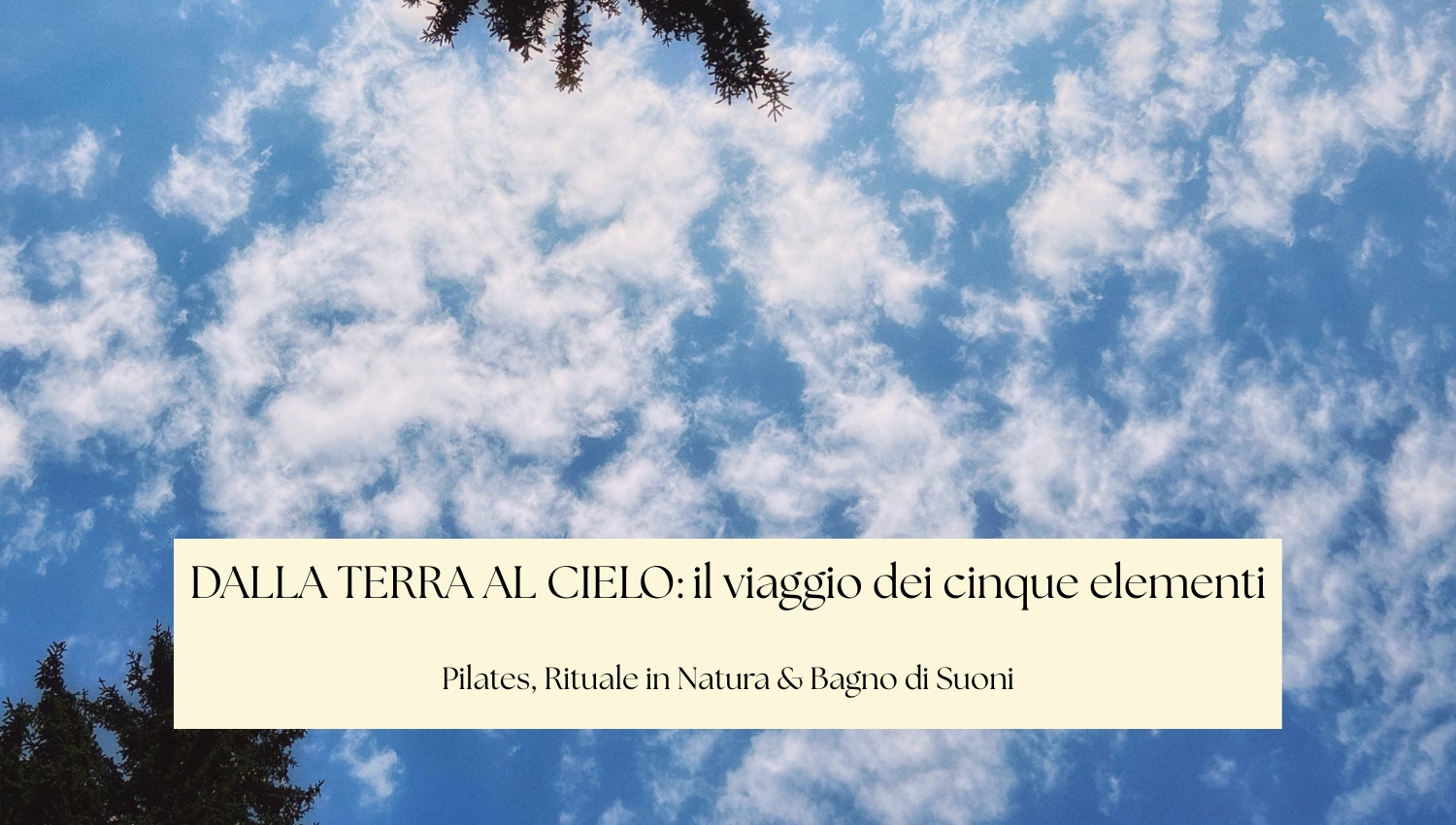 Evento: Dalla Terra al cielo - il viaggio dei cinque elementi