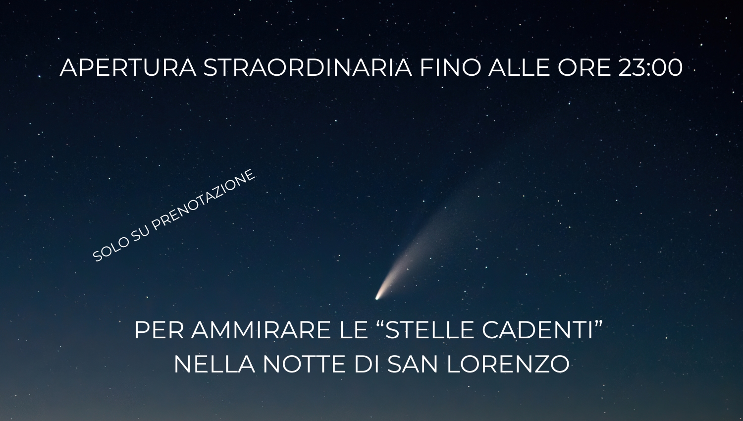 EVENTO: la notte di San Lorenzo al bosco di Harry